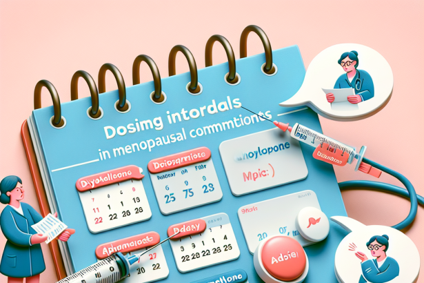 Dosierungsintervalle bei Wechseljahresbeschwerden: Expertenrat zur Anwendung von Oxymetholon-Injektionen