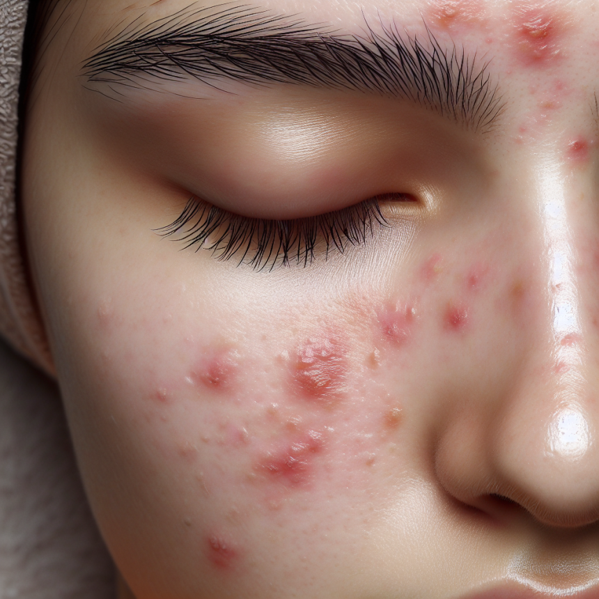 Hautbild nach einem Jahr Therapie mit Isotretinoin