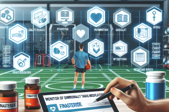 Überwachung der Risiken bei gleichzeitiger Einnahme von Medikamenten mit Finasterid im Sport.