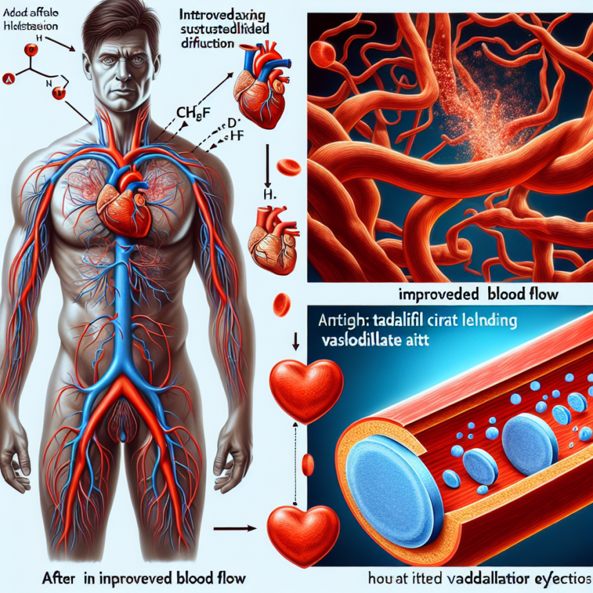 Unterstützung bei Erektionsproblemen durch Gefäßverengung mit Tadalafil citrat